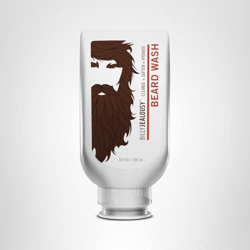 Billy Jealousy Beard Wash Hydrating Mens Beard Shampoo 8 Fl Oz (Pack of 1)