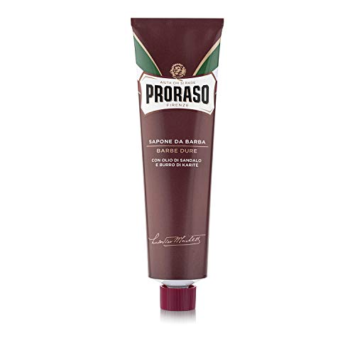 Proraso Nourishing Shave Cream for Coarse Beards – 5.2 Oz, Moisturizing & Soothing