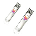 Stainless Steel Nail Clipper Set for Thick Nails with Travel Tin - Durable & Ergonomic