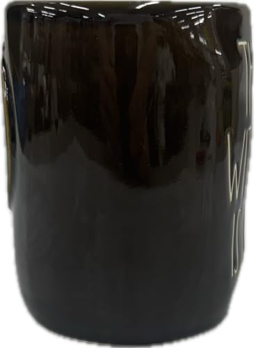 Ceramic Halloween Mug - The Witch Is In - Brown - Rae Dunn