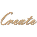 Create Laser Cut Wood Letter Sign Wall Decor - Unfinished Wooden Art, 11.8x4.7 Inches - Variation of THIS listing