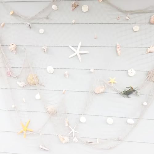 Nautical Fish Net Decorations for Parties - Cotton Under Sea Ocean Backdrop