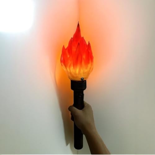 Realistic Clutch Torch Prop Light-Up Wand for Parties Camping and School Characters