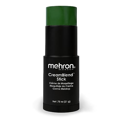 CreamBlend Stick Face & Body Paint - Green 0.75 Ounce - Professional Makeup
