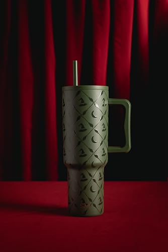 Halloween Tumbler with Handle - 40oz Witch Variation Trek Argyle