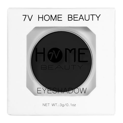 Black Matte Eyeshadow - High Pigment Single Eyeshadow in White Case