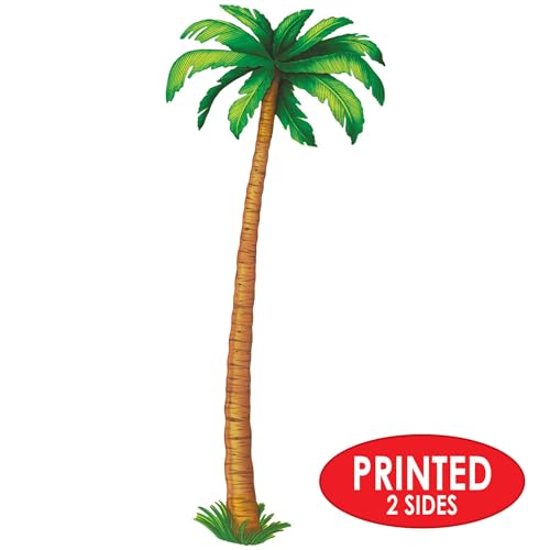 Jointed Palm Tree Decorations - 6ft Luau Theme 2 Pack