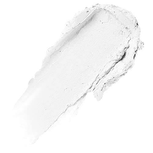 Clown White Face Paint Stick - Halloween SFX Makeup, Full Coverage, Non-Toxic, Includes Sponge - White