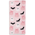 Halloween Pink Ghost Bat Kitchen Towel 16x24 Inches Absorbent Decorative Hand Towels