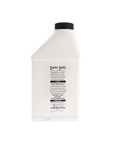 Liquid Latex 16oz - Professional FX Makeup for Zombie and Monster Effects
