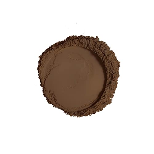 Ruby Kisses Matte Powder Foundation Ebony 0.35oz Full Coverage with Sponge & Mirror - 8 Shades