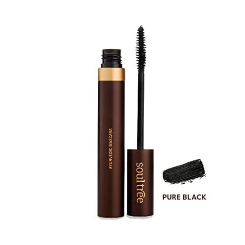 SoulTree Ayurvedic Mascara - Black Colour, 6gm