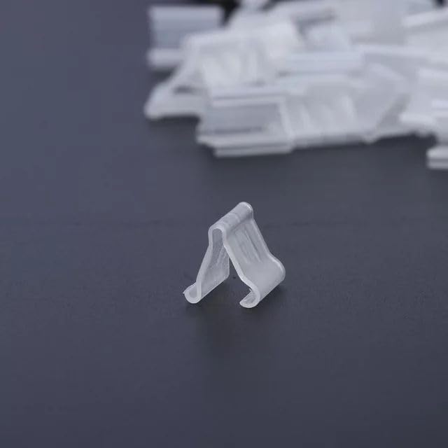 100 Pieces Transparent Balloon V-Shaped Clips for Wedding & Party Decorations