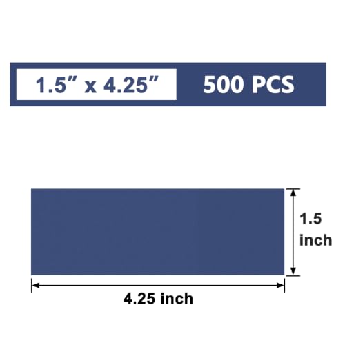 Self-Adhesive Napkin Bands Navy Blue Pack of 500 - Disposable Table Decor