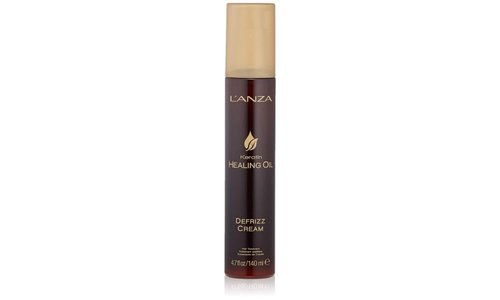 L'ANZA Keratin Healing Oil De-Frizz Cream - Smoothing Anti-Humidity Formula, Color Safe, 4.7 Fl Oz