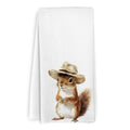 Squirrel Kitchen Towels - Wildlife Decor Dish Hand Towels for Kitchen & Bathroom - 16x24 Inch Squirrel Variation