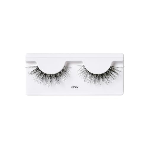 Vibin' Reusable False Eyelash Clusters - 14mm, Easy to Apply, Natural Look - Pack of 1