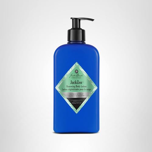 Jack Black Jackzen Renewing Body Lotion for Men, 16 oz – Earthy Fragrance, Mens Lotion for Extremely Dry Skin, Mens Body Moisturizer for Dry Skin, Fast-Absorbing Hydration, Gifts for Men
