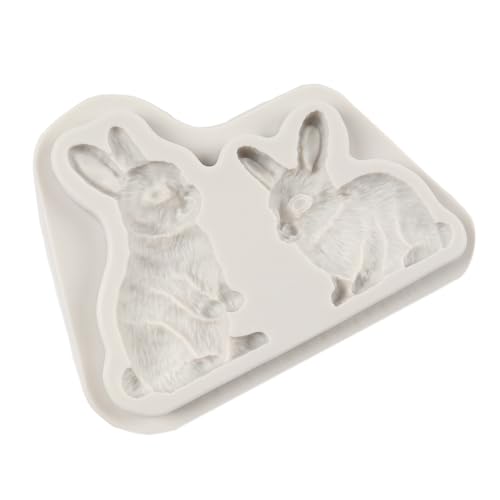 Easter Bunny Silicone Fondant Mold - Chocolate Candy & Cake Decor - Style A
