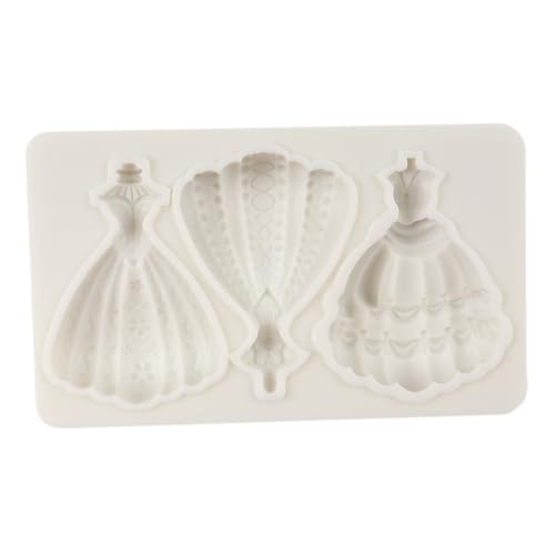 Wedding Dress Silicone Mold for Cake Decorating & Sugar Crafts - Princess Style D