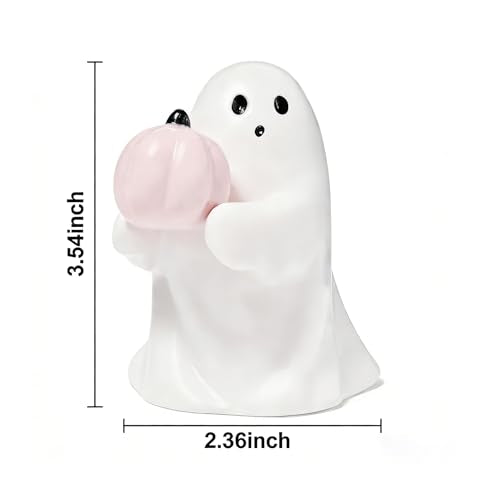 Halloween Ghost Figurine - Pumpkin Ghost Indoor Decor with Variation 4