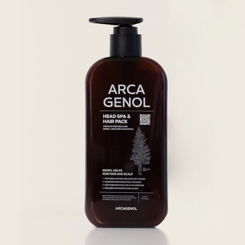 Arca Genol Head Spa & Hair Pack Hair and scalp protection with Anti-Oxidizing New Zealand made Pinus Bark Extract