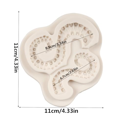 Tentacles Octopus Silicone Mold for Cake Decorating - Style A