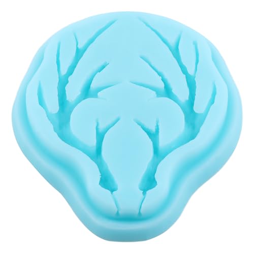 Christmas Elk Deer Horn Silicone Mold - Fondant, Chocolate & Cookie Baking - Style Q