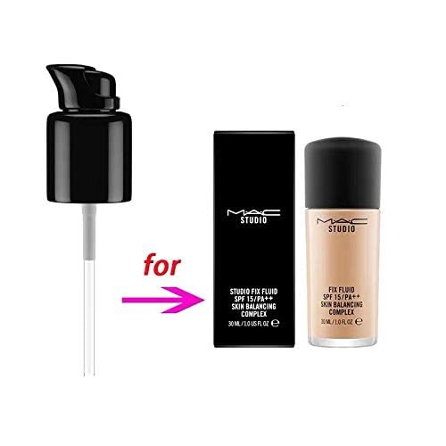 Sohynca Replacement Pump Set for Mac & Double Wear Bottles - 2pcs | Sleek Black Design