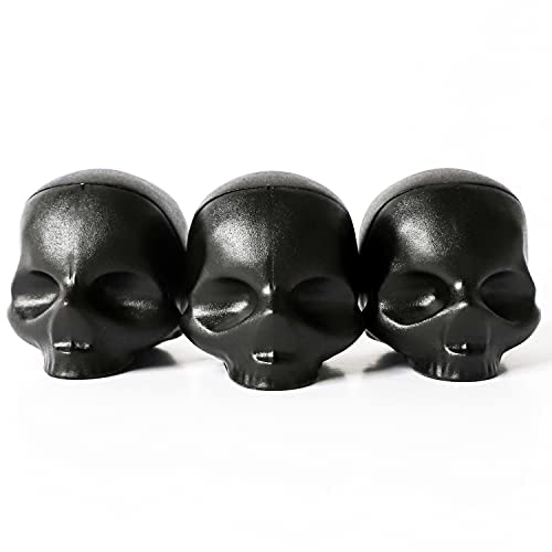 Skull-Shaped Lip Balm Set with Mint, Vanilla & Passion Fruit - Natural & Cruelty-Free