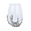 Gothic Skeleton Wine Glass - Bone Hand Chalice for Dark Decor & Festive Parties - Variation A1