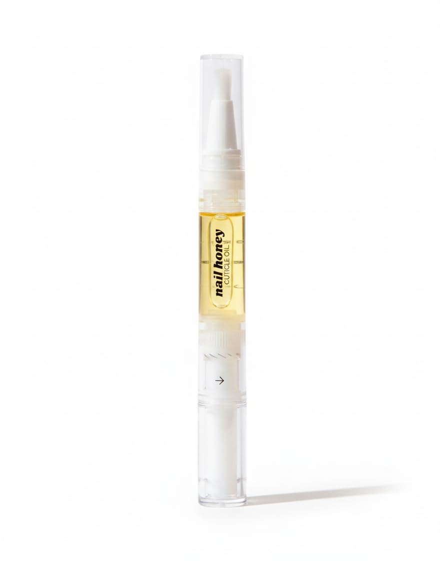 Twinkled T Nail Honey Cuticle Oil Pen - Organic Nail Growth Treatment for Dry Cuticles & Brittle Nails | 2ml Pen