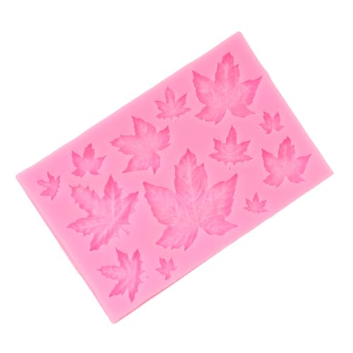 Autumn Maple Leaf Silicone Mold for Cake Decorating - Style D