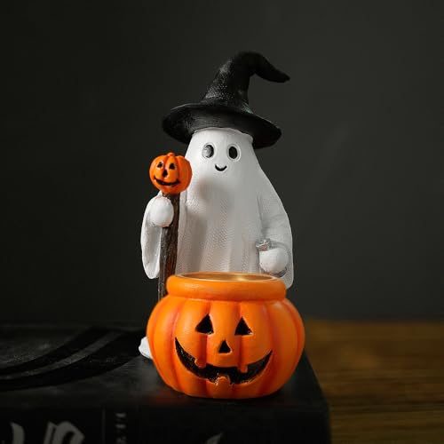 Haruhi Spooky Ghost Statue Figurine Halloween Decor - Ghost Mage Variation