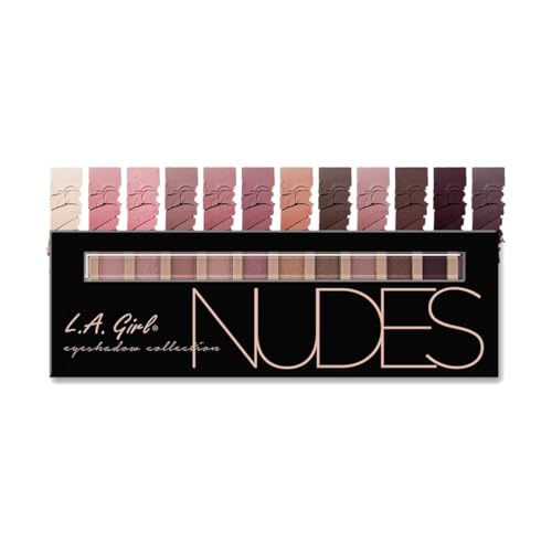 Nude Eyeshadow Palette - Pigmented Blendable Makeup Collection with Shimmer & Matte Shades