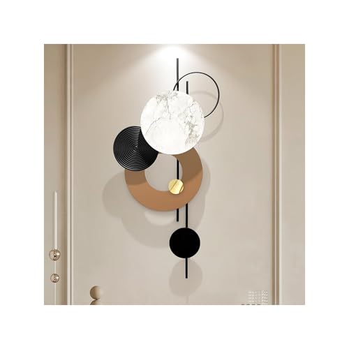 Large Metal Wall Decor 3D Wall Art Sculpture - 39 x 16 Inches, Handmade Iron Home Accent