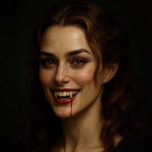 Vampire & Special Effects Makeup Kit for Halloween Cosplay with Face Paint Blood & Fangs