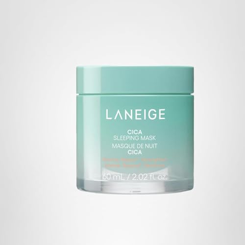 LANEIGE Cica Sleeping Mask: Korean Sensitive Skin Sleeping Mask for Soothing Hydration & Barrier Repair