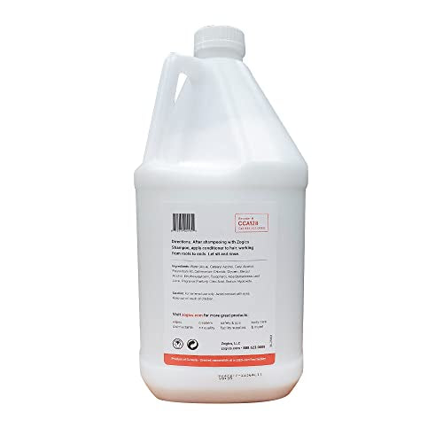 Zogics Conditioner, Citrus + Aloe Scented Conditioner (1 Gallon Refill)