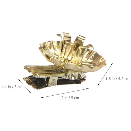 Christmas Tree Candle Holder Clips Set - Gold & Silver Decorative Candle Stands for Holiday Decor