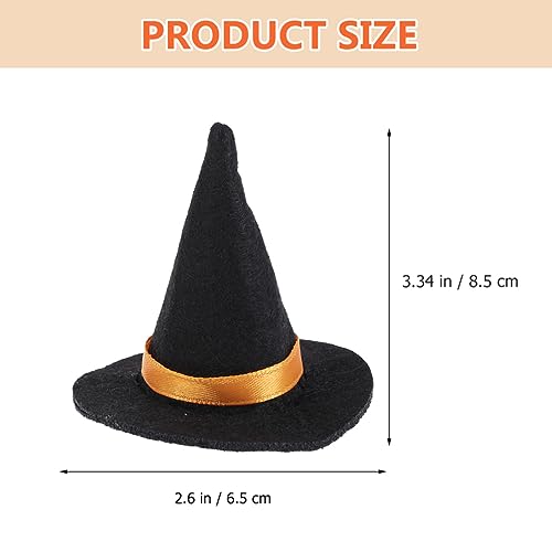Halloween Mini Felt Witch Hat Bottle Topper - Party Decor & Craft Accessory