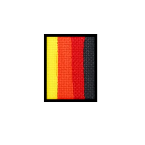 Split Cake Face Paint - Flame Design 10g Non-Toxic Colored Body Makeup for Adults - Flame