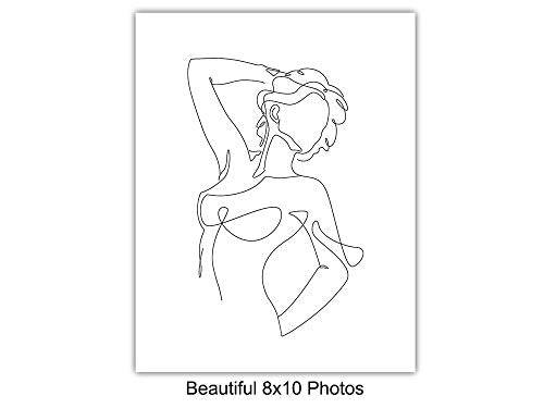Minimalist Line Art Wall Decor - Modern Abstract Poster for Living Room & Bedroom