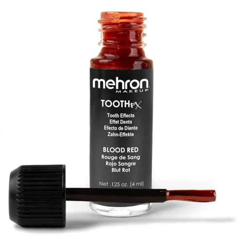Mehron Makeup Tooth FX Blood Red - Special FX Tooth Paint for Halloween & Cosplay