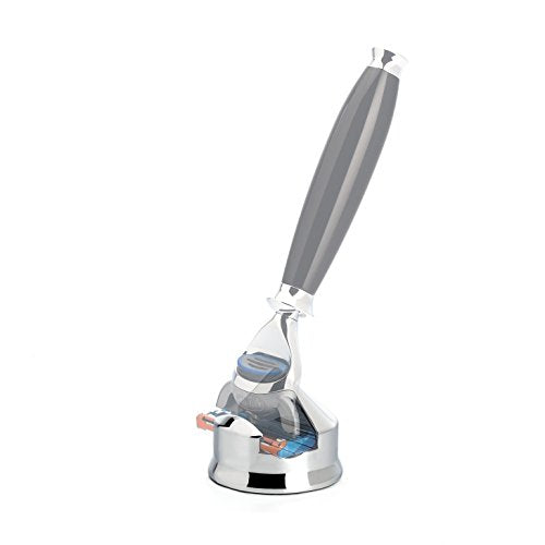 MÜHLE Chrome Stand for 3-Blade Razor and 5-Blade Razor