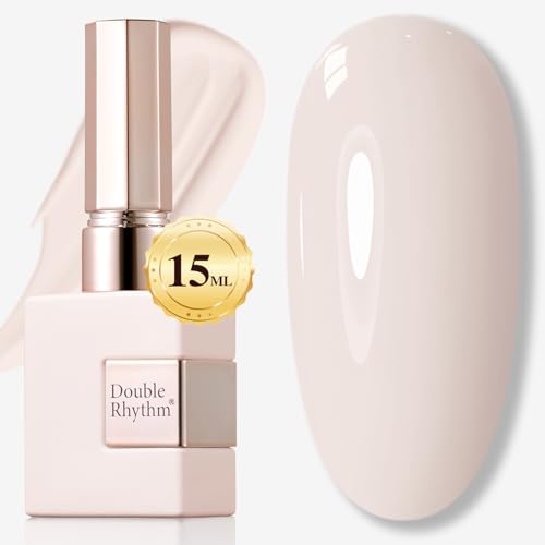 Double Rhythm 15ML Gel Polish - Pink White Same Color & Bottle Variation