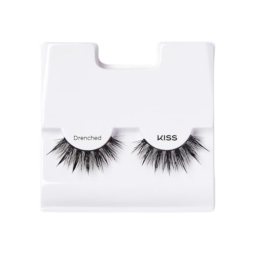 Drenched Wet Look False Eyelashes - Spiky Volume Wispy Reusable Style 1 Pair