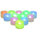 Color Changing Flameless Votive Candles Tea Lights 12 Pack - Battery Operated