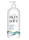 Avon Skin So Soft Original Bonus-Size Body Lotion with Jojoba Oil, Lightweight Moisturizing Lotion for Normal to Dry Skin, Fresh Scent, 33.8 fl oz