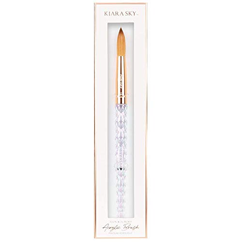 Kiara Sky EMA 16fl oz Liquid Monomer and 100% Kolinsky Brush Starter Duo (6 fl oz Monomer + Kolinsky Size 14 Brush)